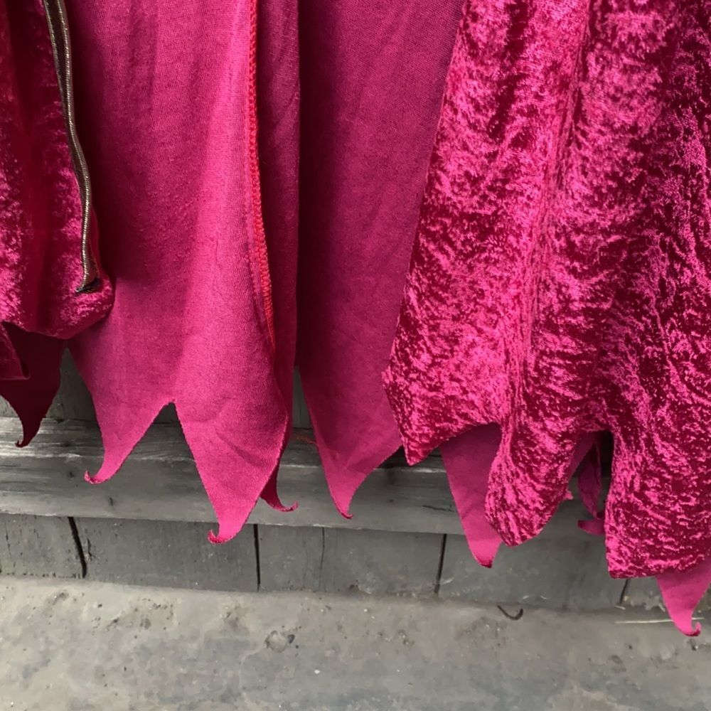 Halloween velour open cardigan sz. S - Picture 4 of 5